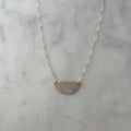Half Moon Pendant Necklace